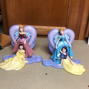 Disney princess bookends